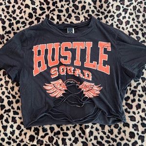 Hustle crop top